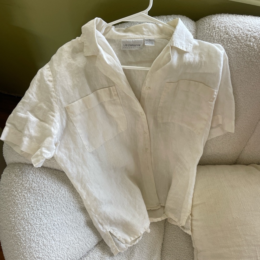 Linen Cream Shirt